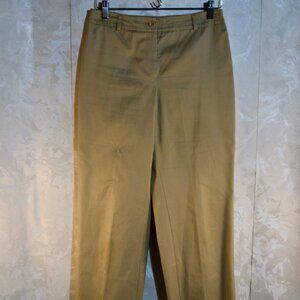 Talbots Petite 6P Khaki Tan Straight Leg Chino Ankle Pants Career